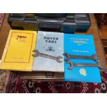 A Lot of three vintage car Manuals which includes Rover Cars- Models from 1934, The Motor Repair