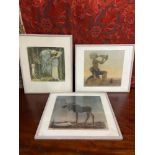 Three vintage John Bauer Prints.