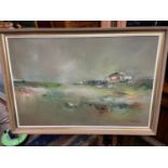 A.K.Youngson [Fife, Scottish Artist] Original oil painting on board titled 'Remote' Signed by the
