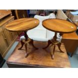 A Pair of reproduction occasional side tables.