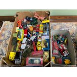 A quantity of mixed play worn models which includes Matchbox, Corgi & Dinky. Includes Kennar Star