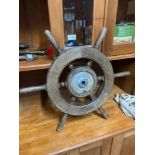 Antique style ships wheel. [53cm diameter]