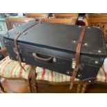 A Vintage travel case belonging to 2344846 CPL HUNTER JW ROYAL SIGNALS HT NEVASA SOUTHAMPTON