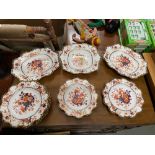 A circa 1912 - 12 Piece Royal Crown Derby serving dishes and plates