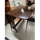 Antique Sutherland drop end side table.