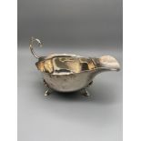 A Birmingham silver gravy boat produced by Adie Brothers Ltd, dated 1945 [87grams]