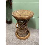 Antique tribal hand weaved stool/ Fishing trap.