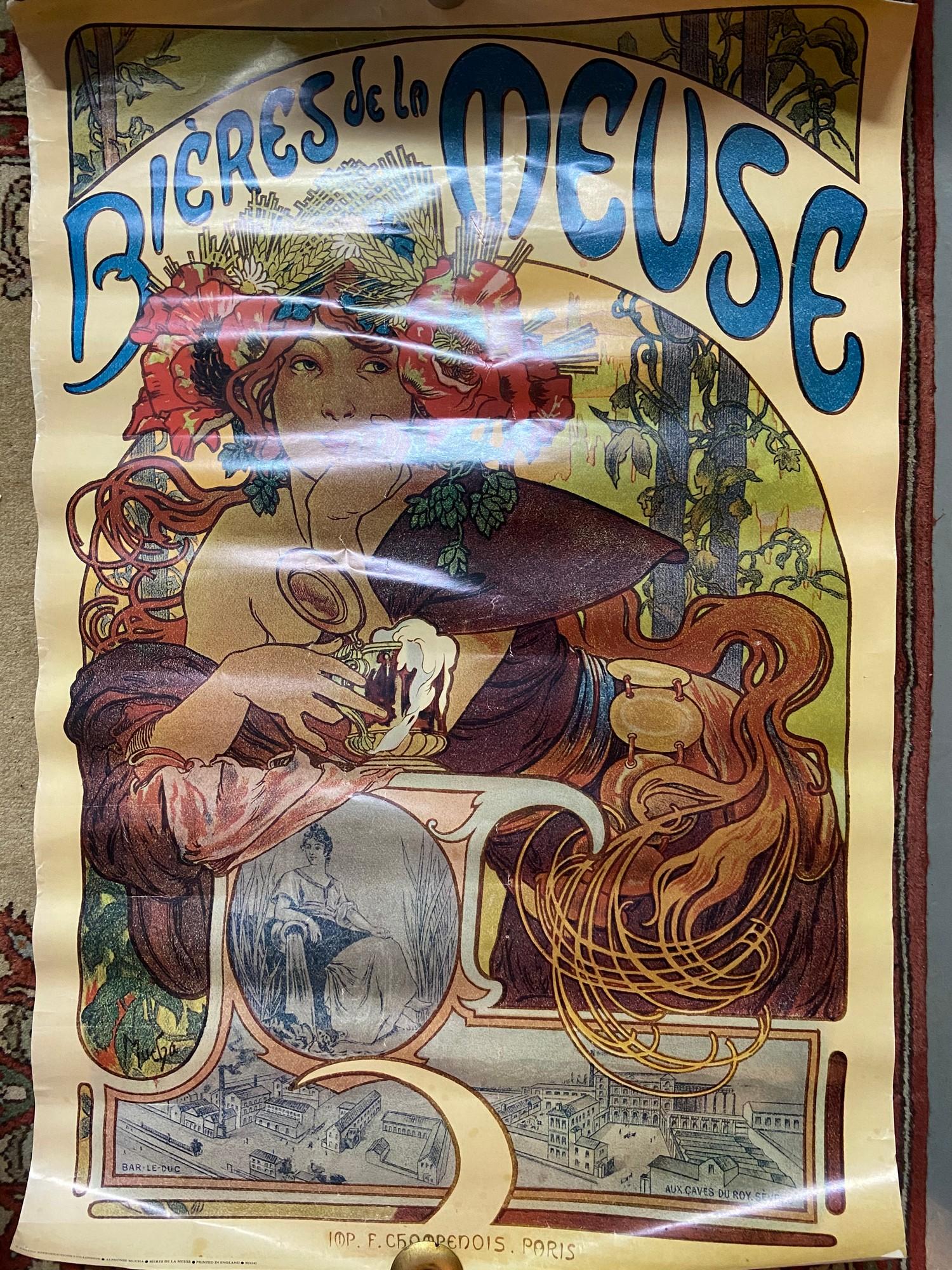 A Quantity of Art Nouveau posters.