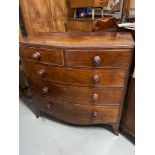 A Georgian 2 over three chest of drawers