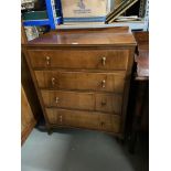 A Vintage four drawer chest