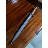 Swedish M1894/14 Mauser Bayonet, EJ AB Anchor Proof. Comes with scabbard.