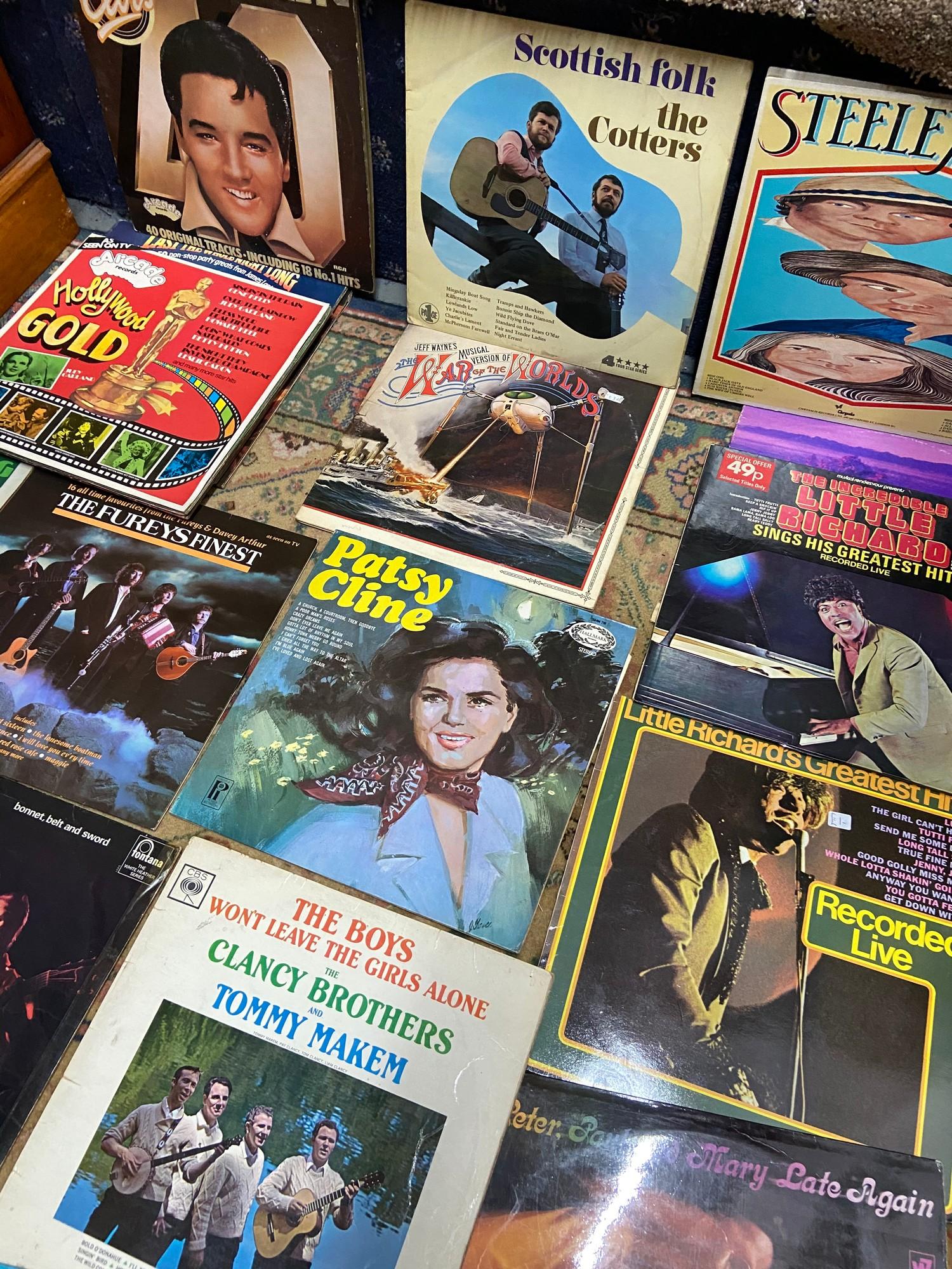 A Collection of LP records to include War of The World's, Elvis, Folk, Brass, Classic, Boney M, - Image 2 of 6