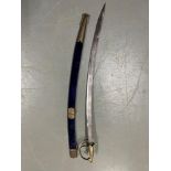 A Vintage Indian made display sword and scabbard.