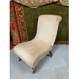 A Victorian lounge chair