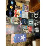A Collection of LPs to include the Kinks, Elvis Costello, ELO, Stevie Nicks, The Cure, and a large