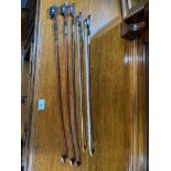 A Lot of 5 various violin bows