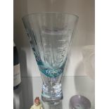 A Rare stylish Caithness 'Manhattan' vase. 2003. [26cm height]