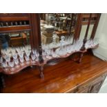 A Large quantity of crystal to include Edinburgh whisky, sherry and tall glasses. The lot Also