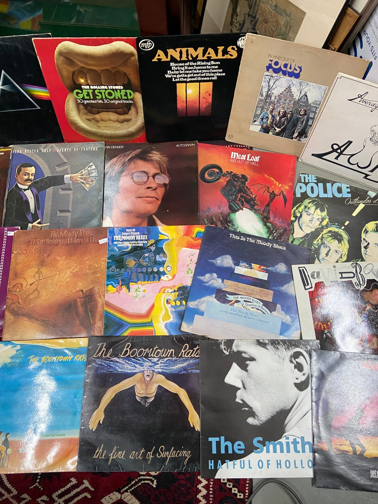 A Collection of LPS, including Pink Floyd, Stones, Barclay James Harvest, Madness, Police, U2, - Image 2 of 5