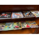 A Collection of The Victor Book, Fireball, Supercar , Lion and Eagle annuals