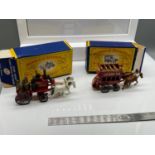 A Lot of two Models of Yesteryear by Lesney with boxes. No.4 Shand Mason Horse Drawn Fire Engine &