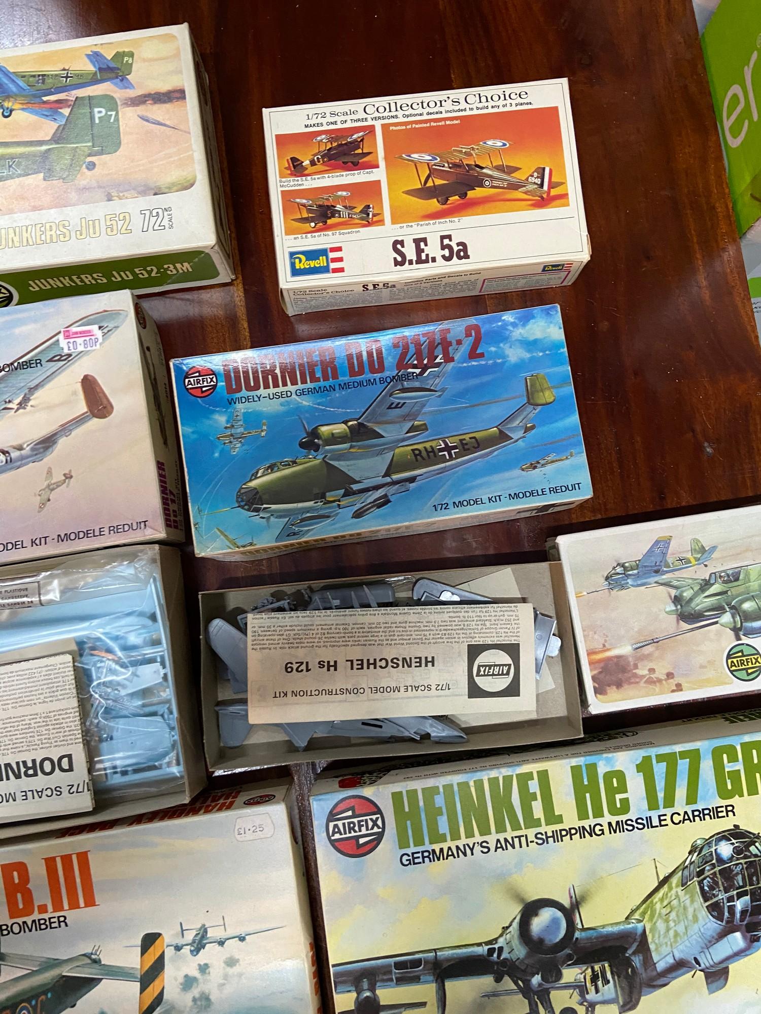 A Quantity of boxed military Airfix models and matchbox model kits. Includes Walrus MK-1, H.P - Image 3 of 5