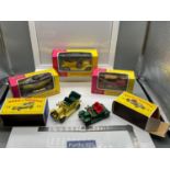 5 Models of Yesteryear- matchbox - a Lesney Product- models with boxes. Y-8 1914 STUTZ, Y-5 1907