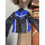 A ladies Belstaff leather bike jacket size 12.