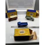 A Lot of three Models of Yesteryear by Lesney with boxes. No.4 Sentinel Steam Wagon, No.6 A.E.C '