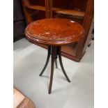 Antique bentwood side table produced by FISCHEL