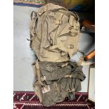 Two WW2 Military kit bags
