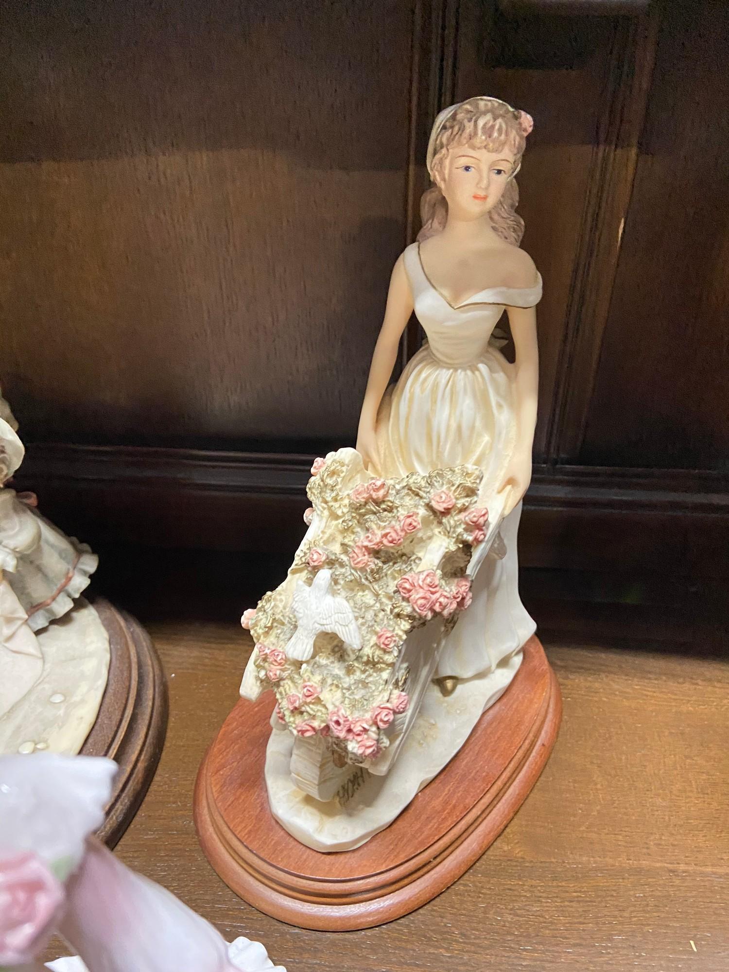 Various porcelain figurines which includes Coalport and Naples - Image 2 of 5