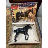A Vintage Action Man Horse figure with box.