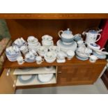 A Large Collection of Wedgwood Susie Cooper 'Glen Mist' dinner/ coffee service.