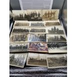 A Quantity of military post cards.