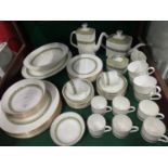 A Large Royal Doulton dinner, Coffee/ Tea service titled 'Rondelay'