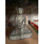 A Brass/ Bronze antique Thai Sitting Buddha