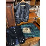 Scottish kilt, Sporran and two waistcoats.