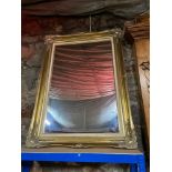A Large gilt frame mirror