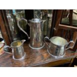 An impressive E.P Three piece coffee set.