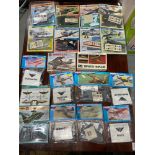 A Collection of Military aeroplane Airfix and Novo model kits.