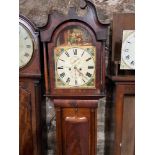 A Victorian long cased grandfather clock produced by C. Sheddon Perth. Comes with weights and