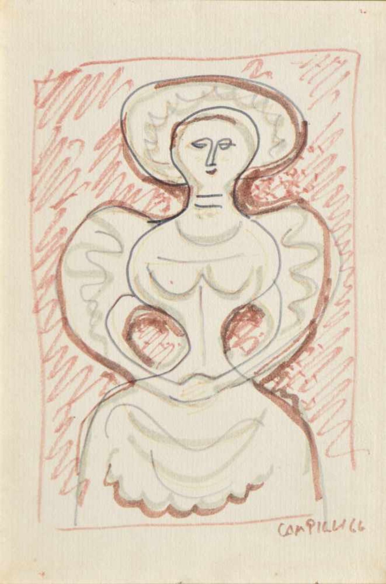 Massimo Campigli (Berlin/Berlino 1895 – Saint-Tropez 1971)