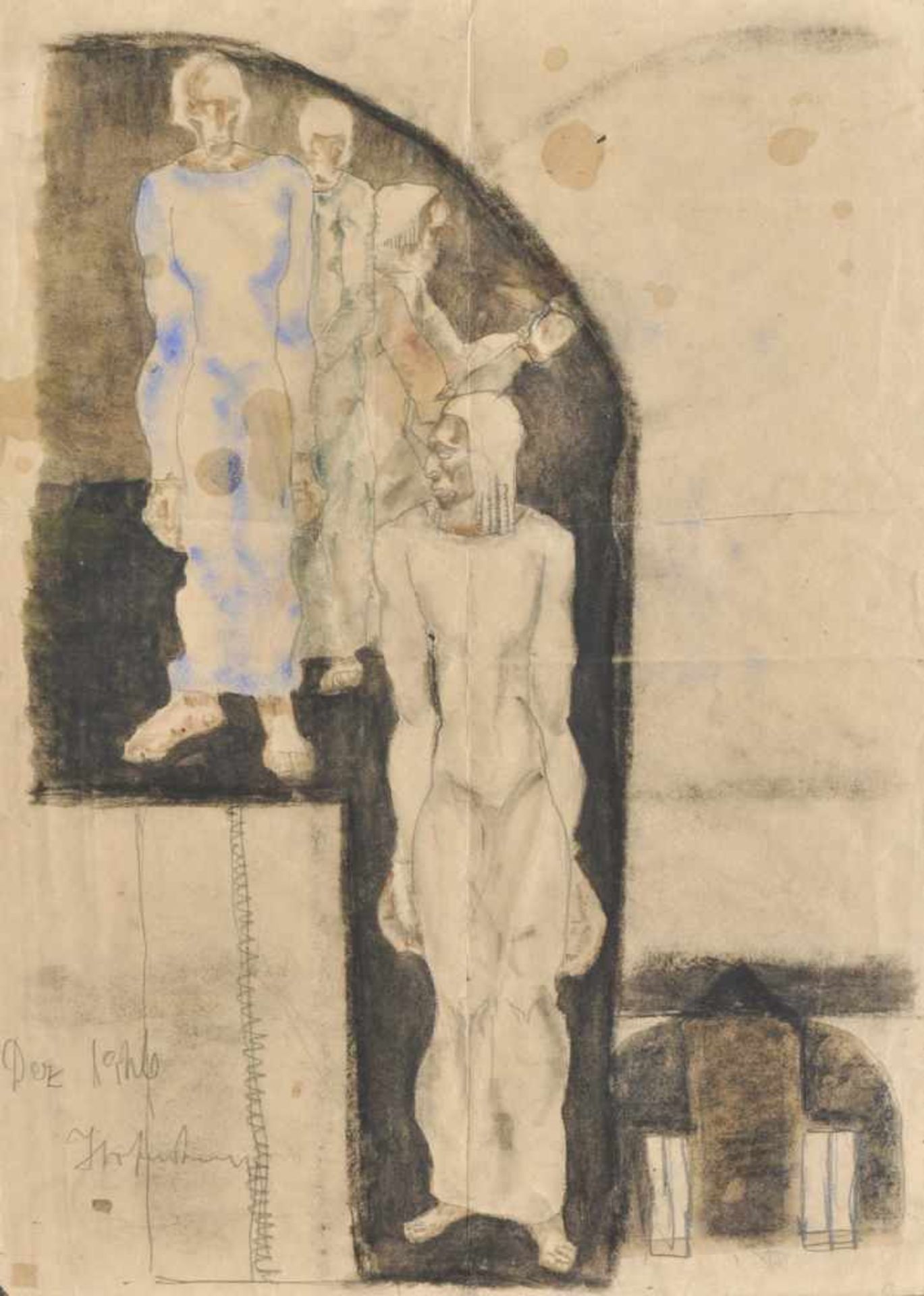 Künstler um 1926 / Pittore del 1926 ca.