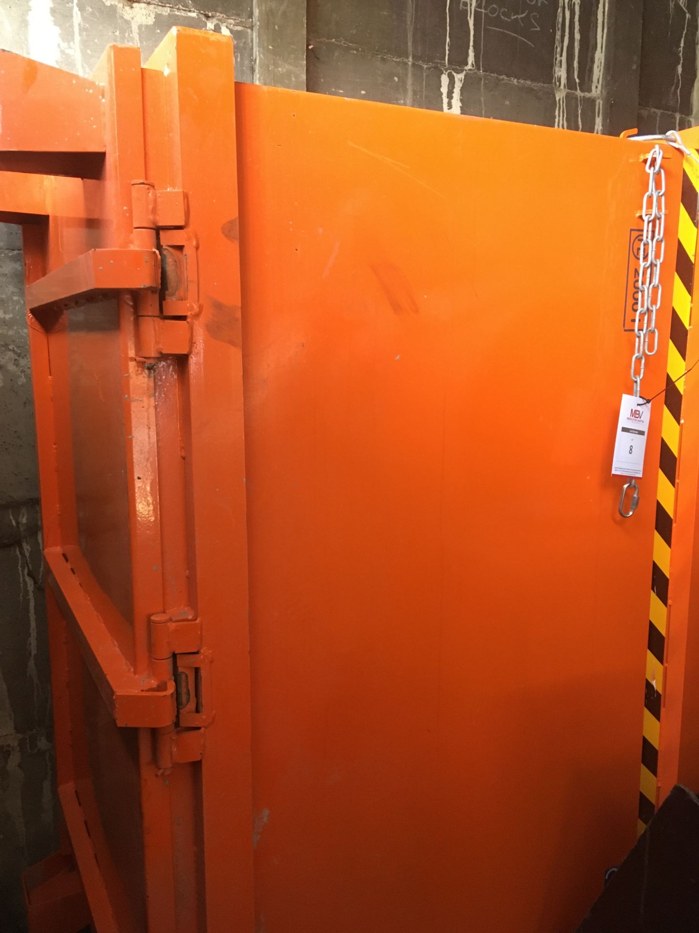 Eichinger 2000ltr bottom hinged crane lift skip