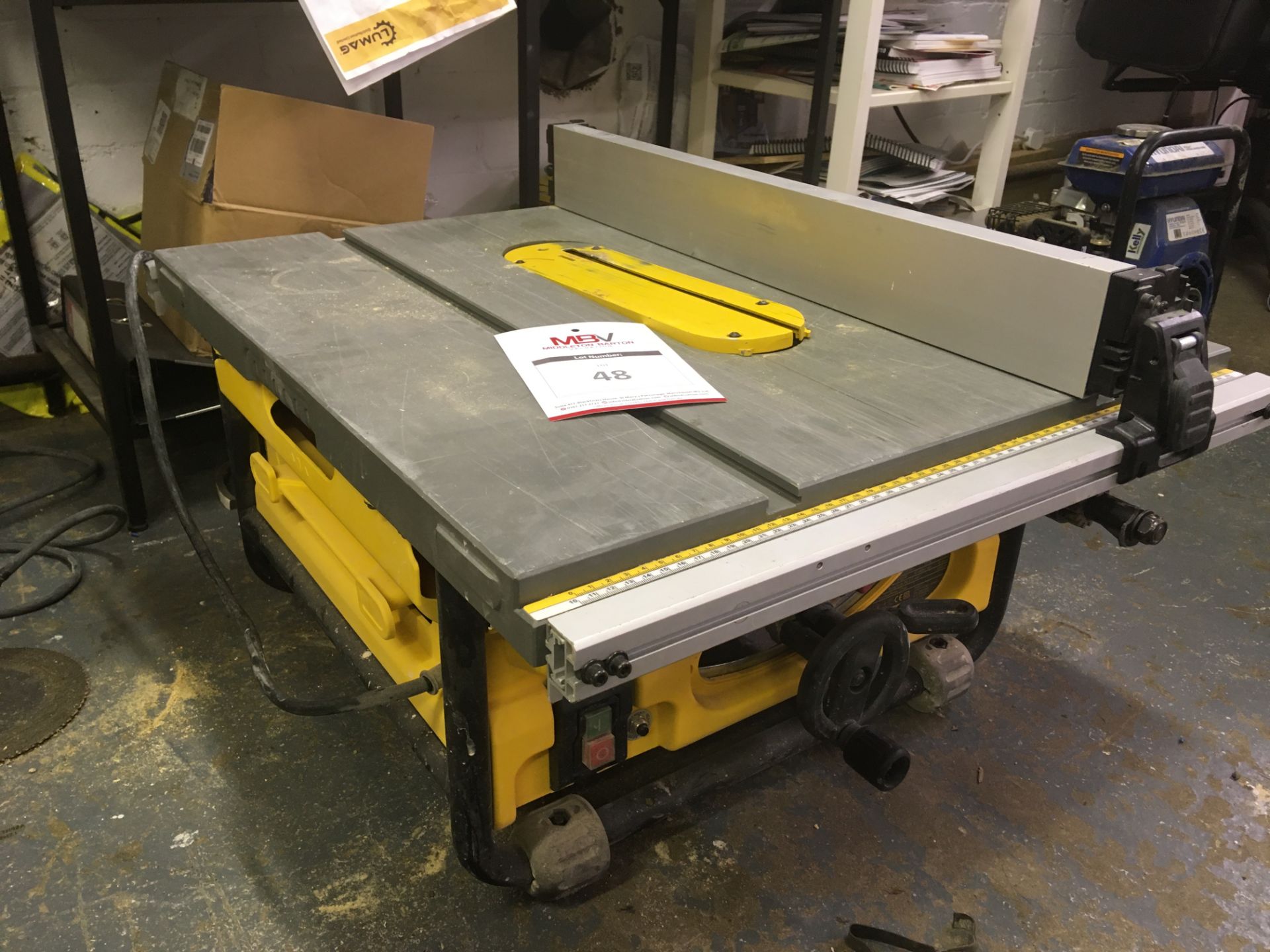 DeWalt DW745LX Type 4 Circular saw bench top table