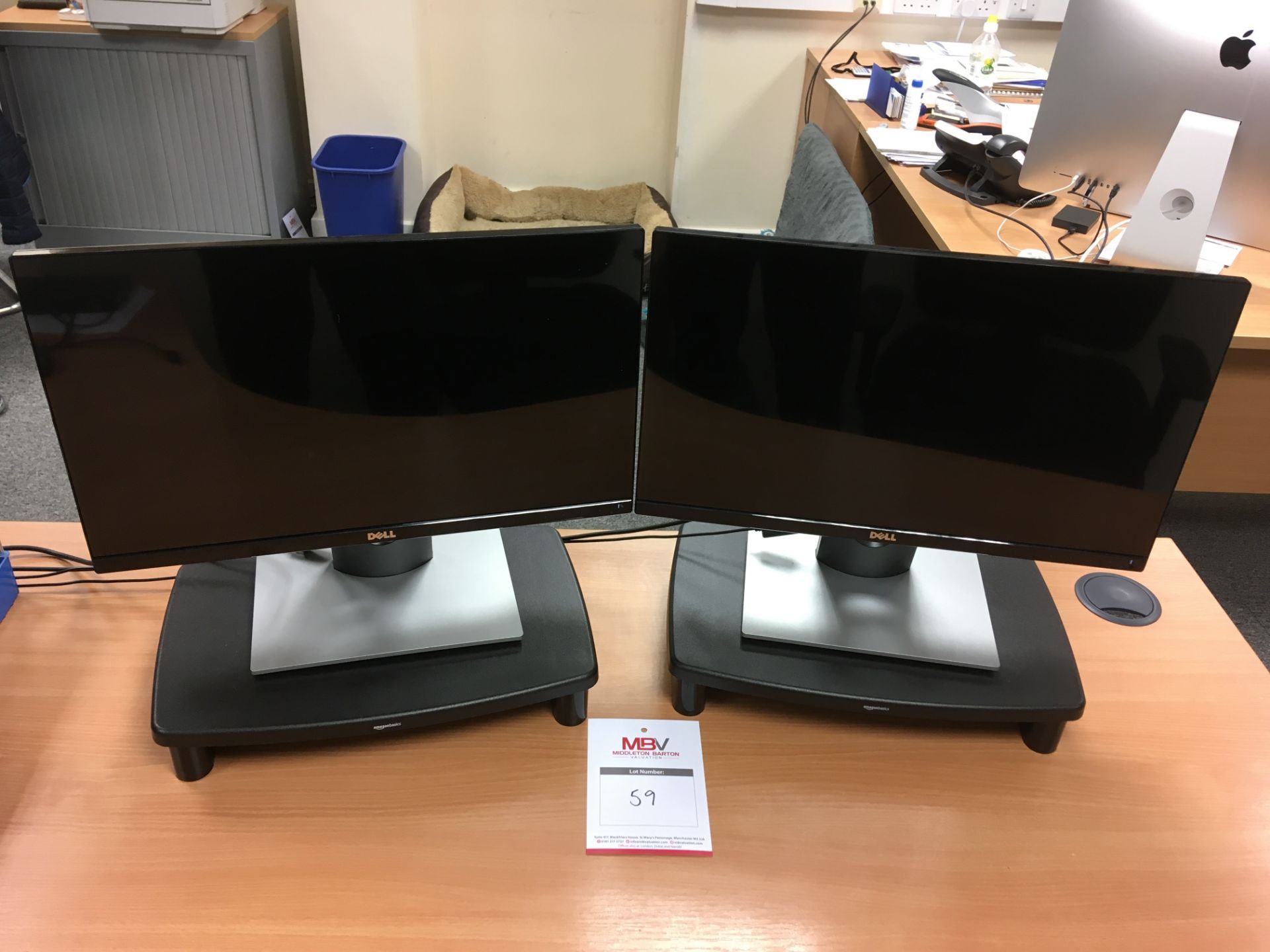 2 x Dell computer Monitors