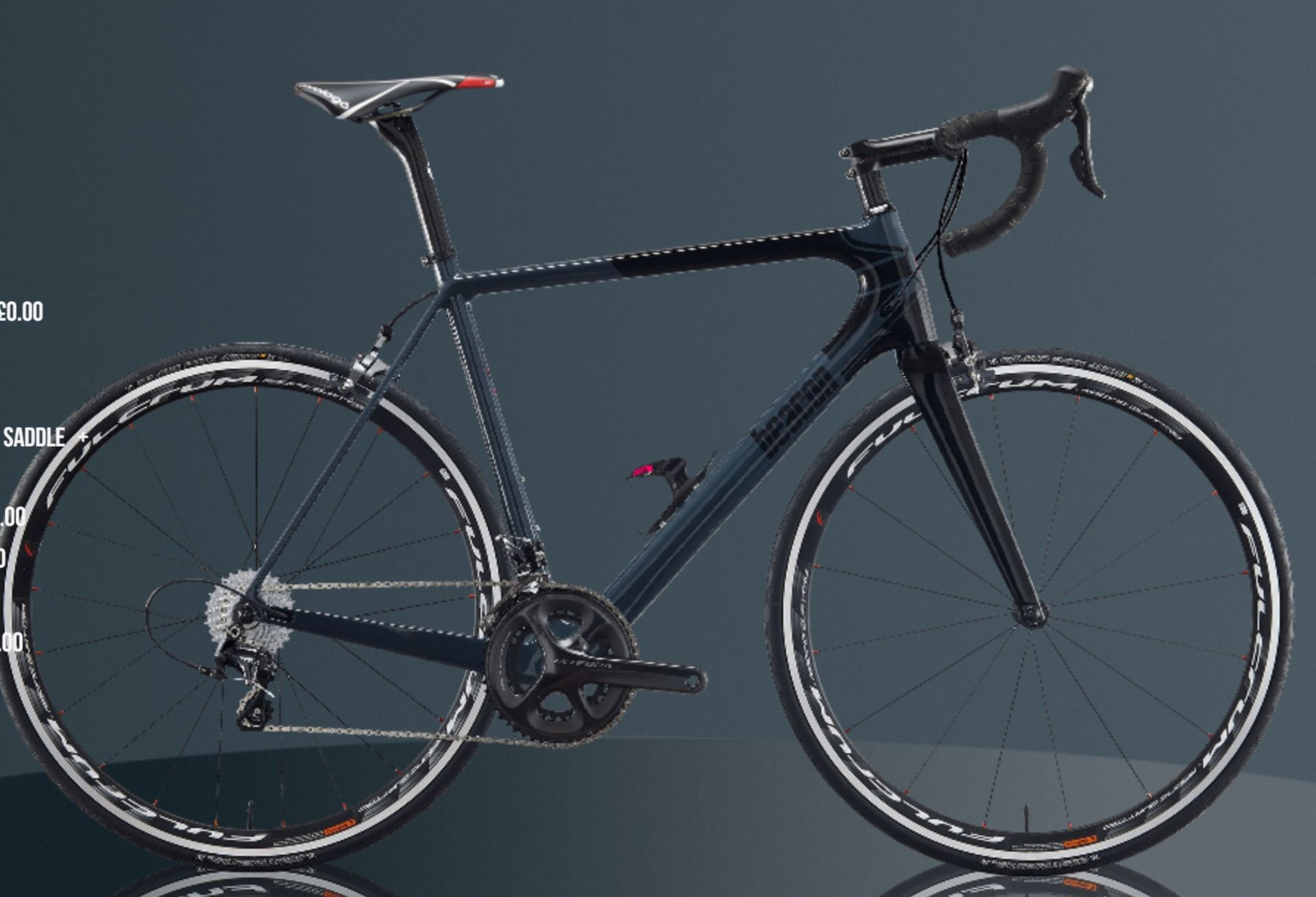 1 x Beacon Model BF-100, Size 570, Carbon Fibre Bike Frame in Black & Blue. - Image 2 of 3
