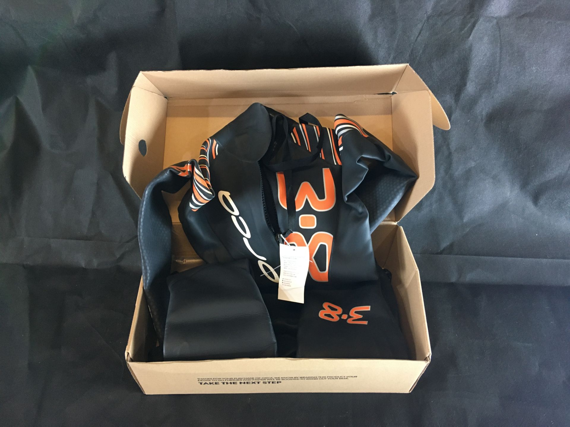 New & Boxed Orca 3.8 Full Wet Suit