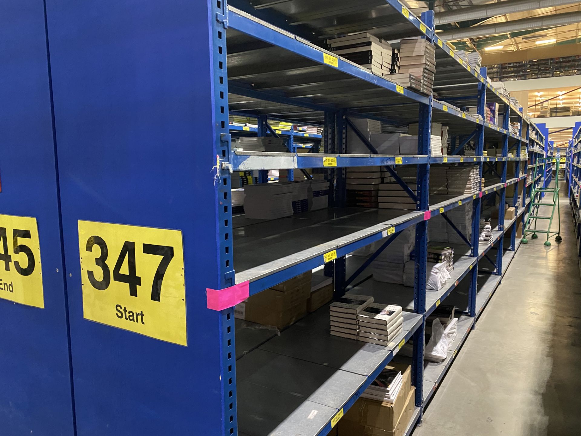 10 x Bays of Light Weight Quick-Form Metal Racking